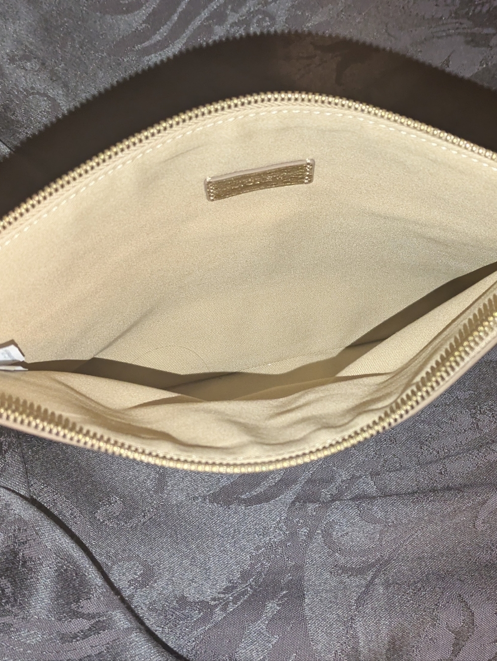 JCrew Gold Metallic Wristlet Clutch - Picture 6 of 7